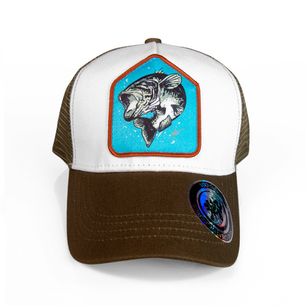 Yuki YCS Largemouth Bass Patch Trucker Hat - Cap