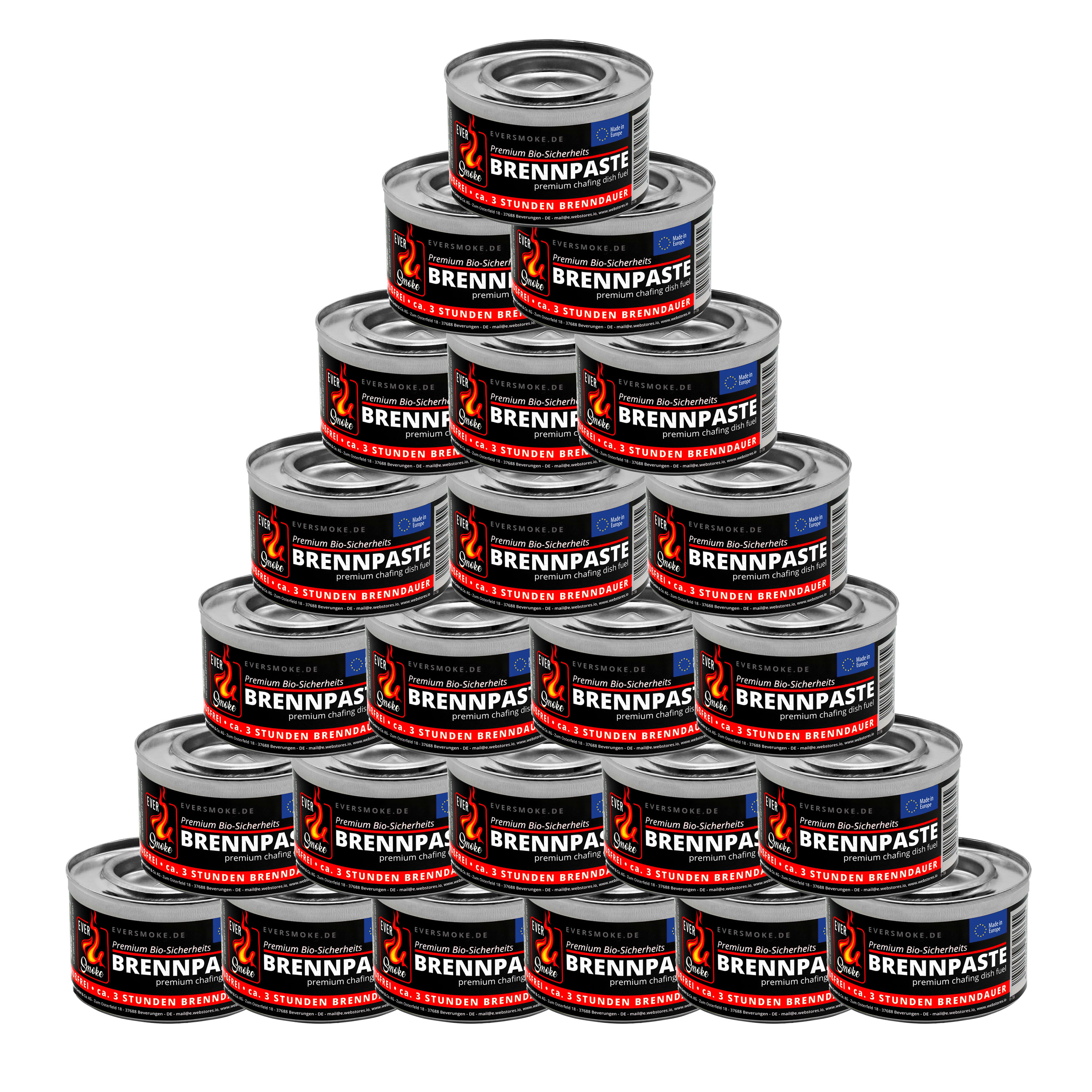 Eurocatch brandpasta – 3 uur warmte, geurloos en roetvrij 24 stuks