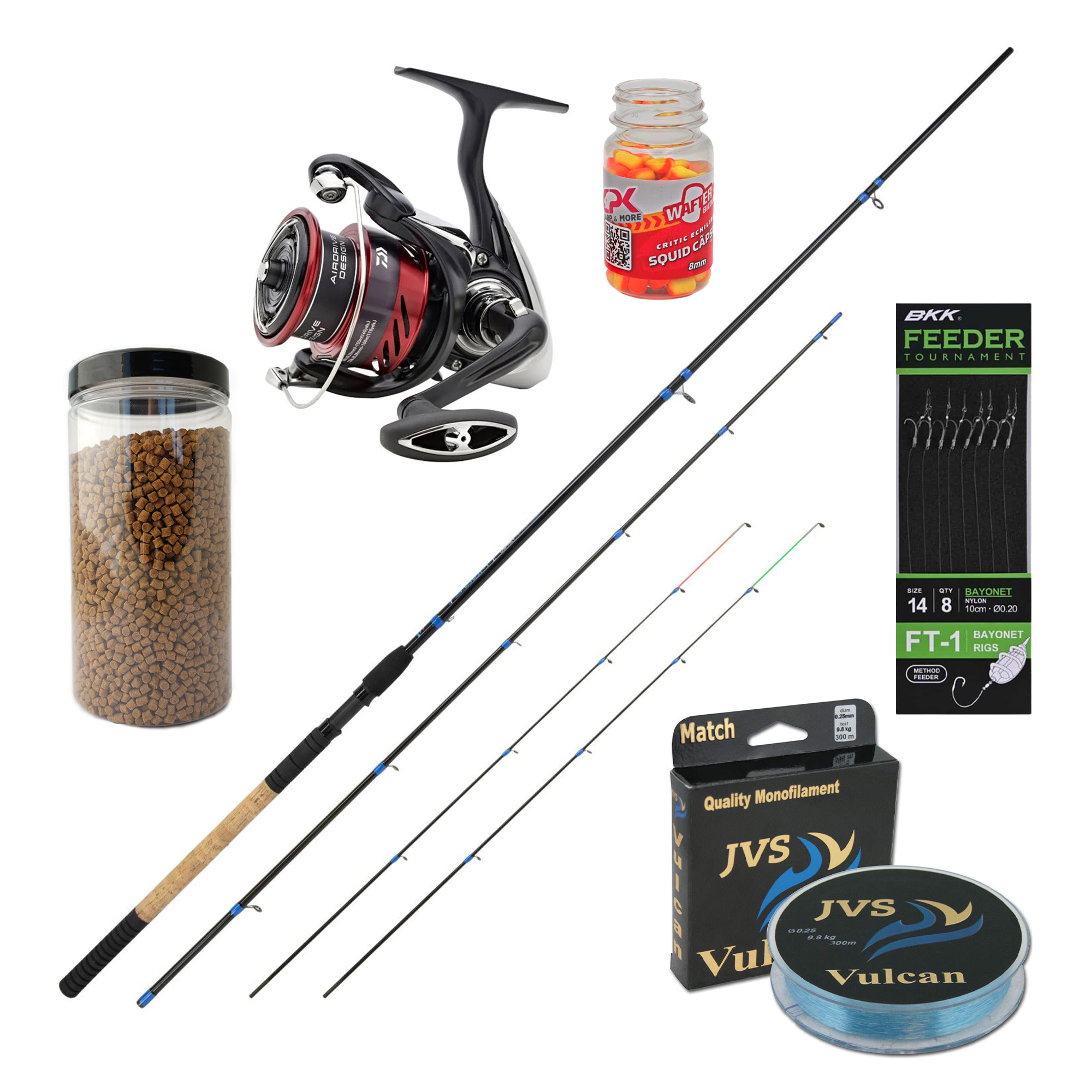 Daiwa/JVS Osprey Method Feeder Set – Samengesteld door Elwin uit winkelfiliaal Steenwijk