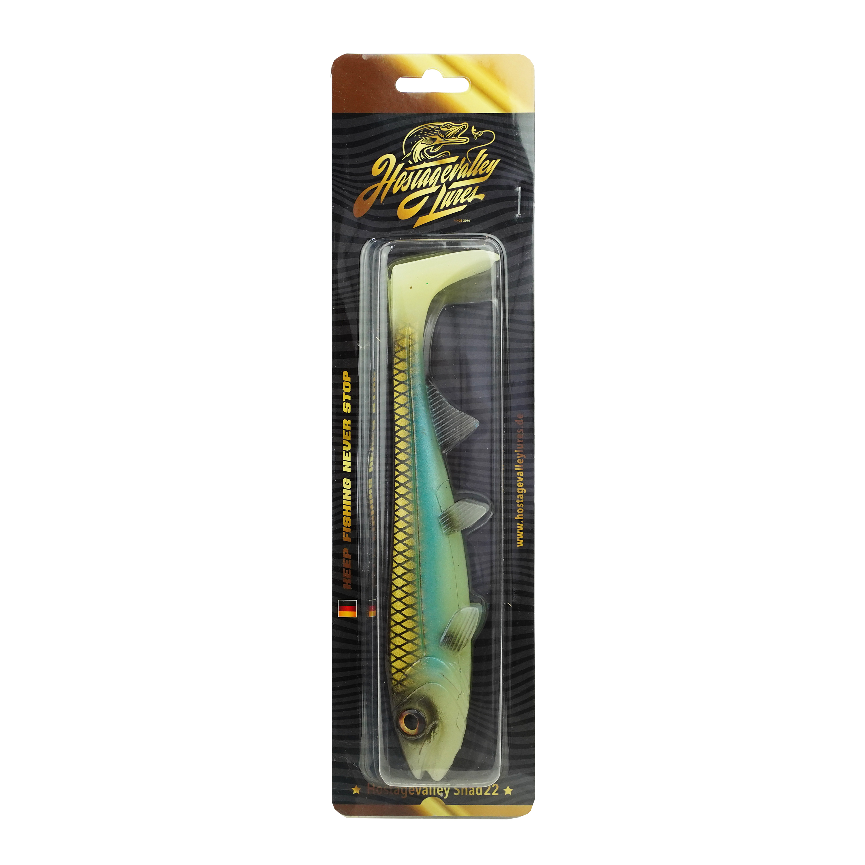 Hostagevalley Shad - Gold Attack - 22cm