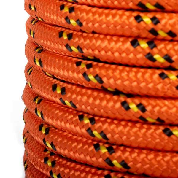Traxis Polypropyleen Touw | Orange/Black | 14mm | 10m