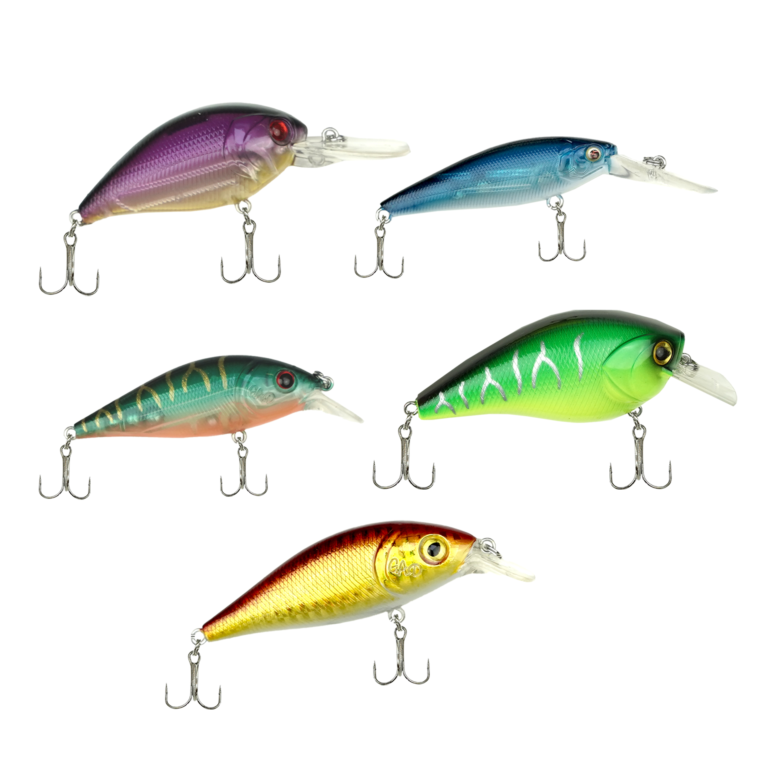 Fish-Xpro Kunstaasset Pluggenset 25 stuks