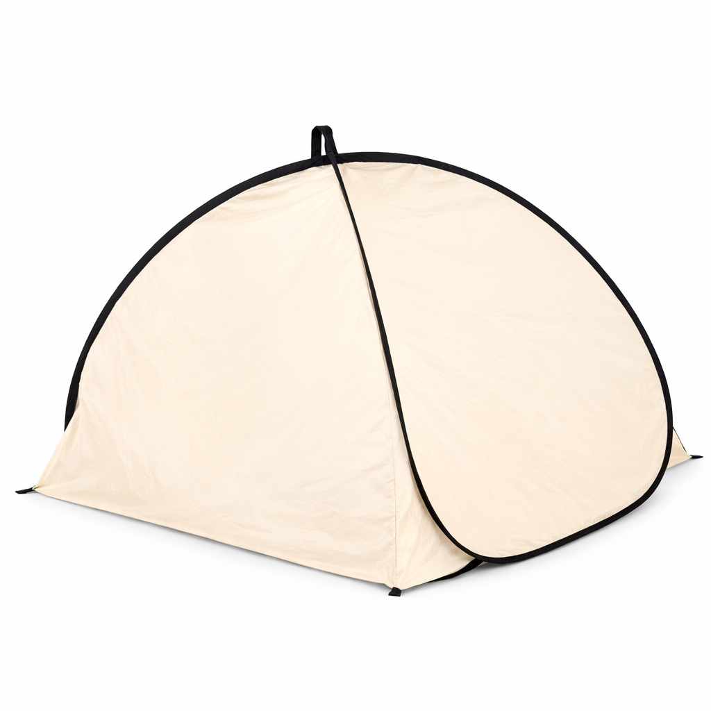 Eurocatch Festival Tent - Creme - 200x 130cm Waterproof - 210D Oxfort nylon