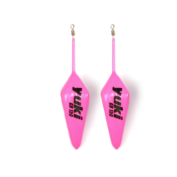 Yuki Piramide Lood - 2 stuks - Pink Glow - 2x 130g
