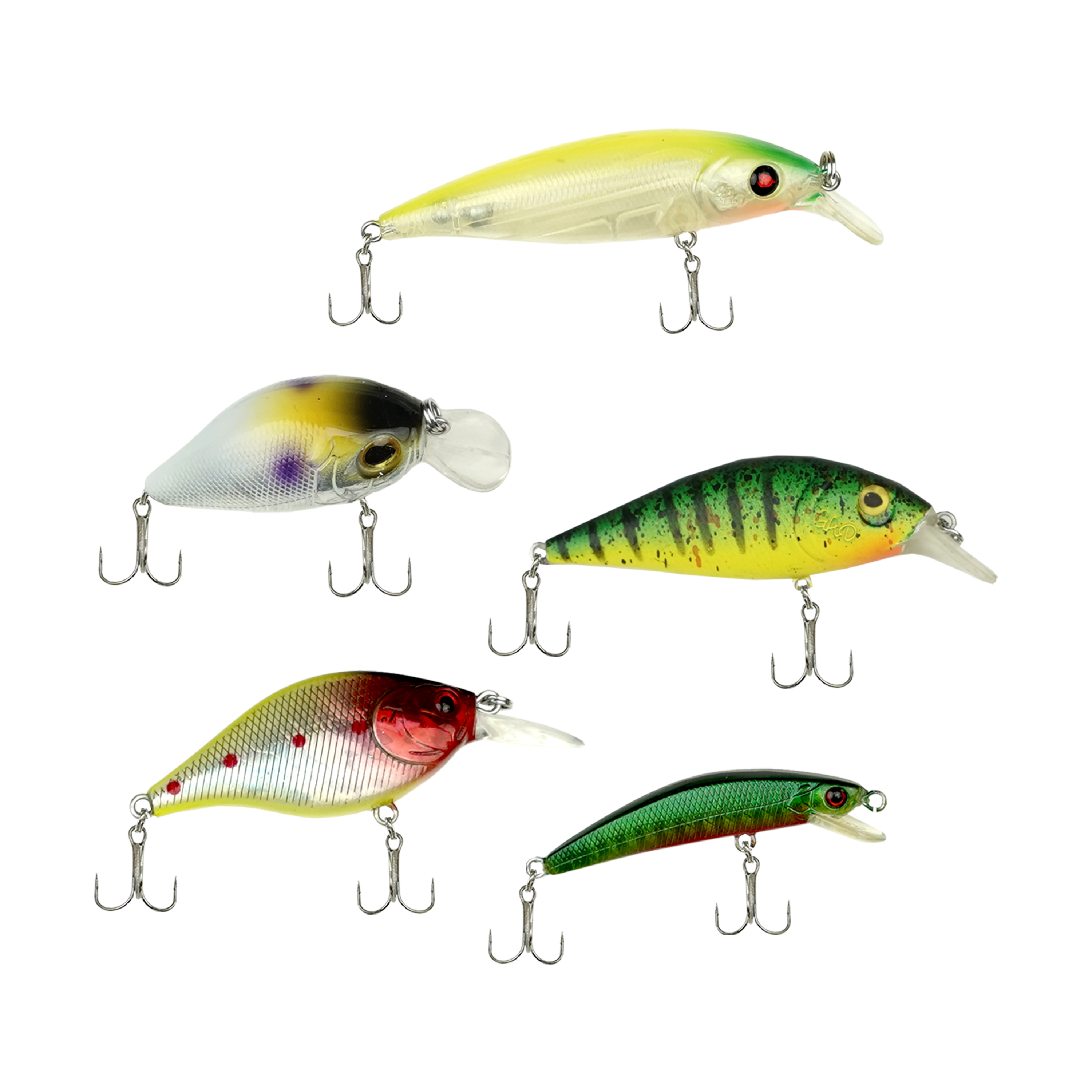 Fish-Xpro Kunstaasset Pluggenset 25 stuks