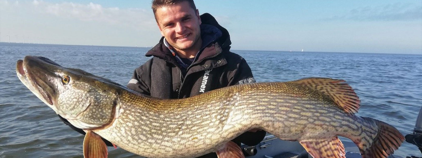 Dikke snoek vangen
