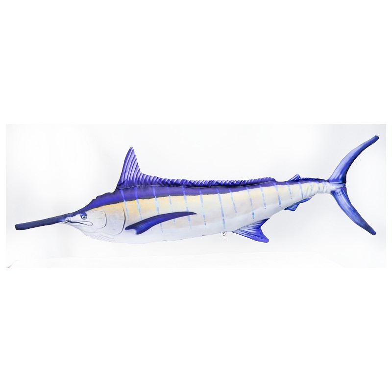Gaby The Blue Marlin Kussen - 118cm lang - Cadeau Tip 