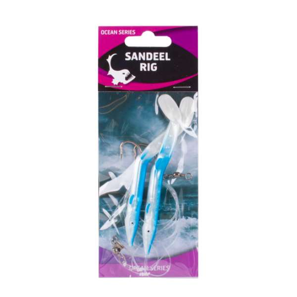 Eurocatch Fishing Sandeel Rig - 2 Haaks 4/0  - Onderlijn  