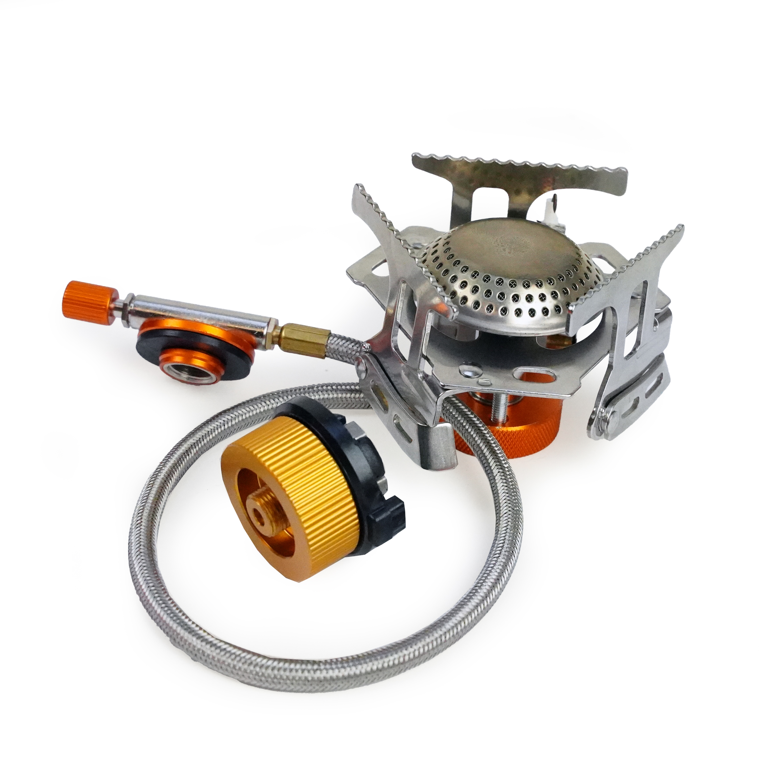 Eurocatch Foldable Gas Burner 2200W Incl Connector - Opvouwbaar Camping kooktoestel 