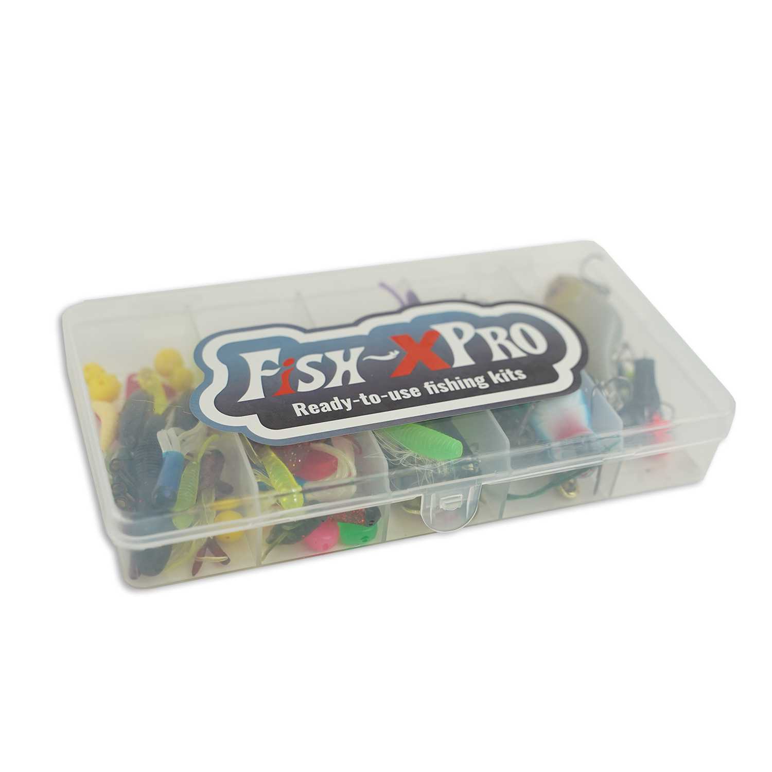 FishXpro Kunstaas set 88-Delen incl. Tacklebox 