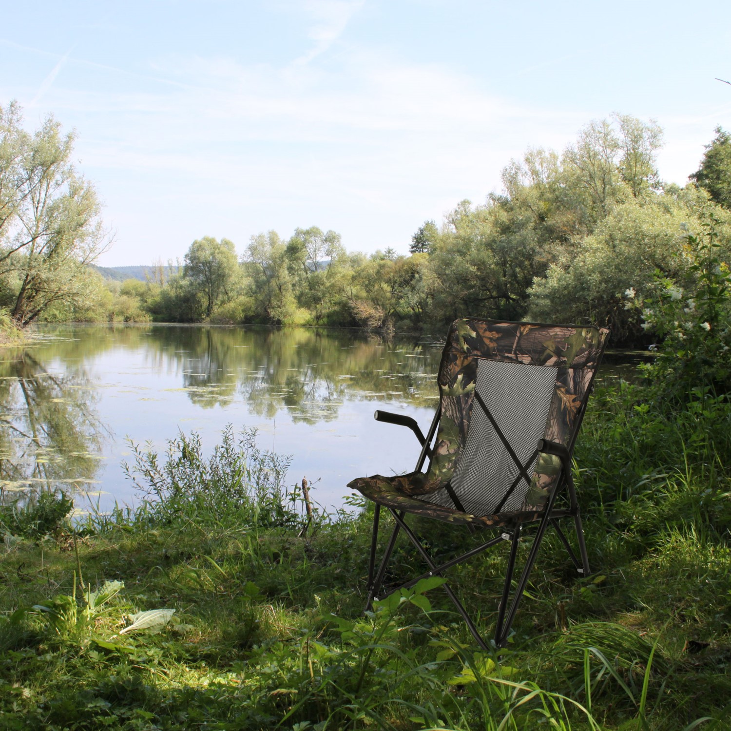 Eurocatch Camou Mesh High Back Klapstoel