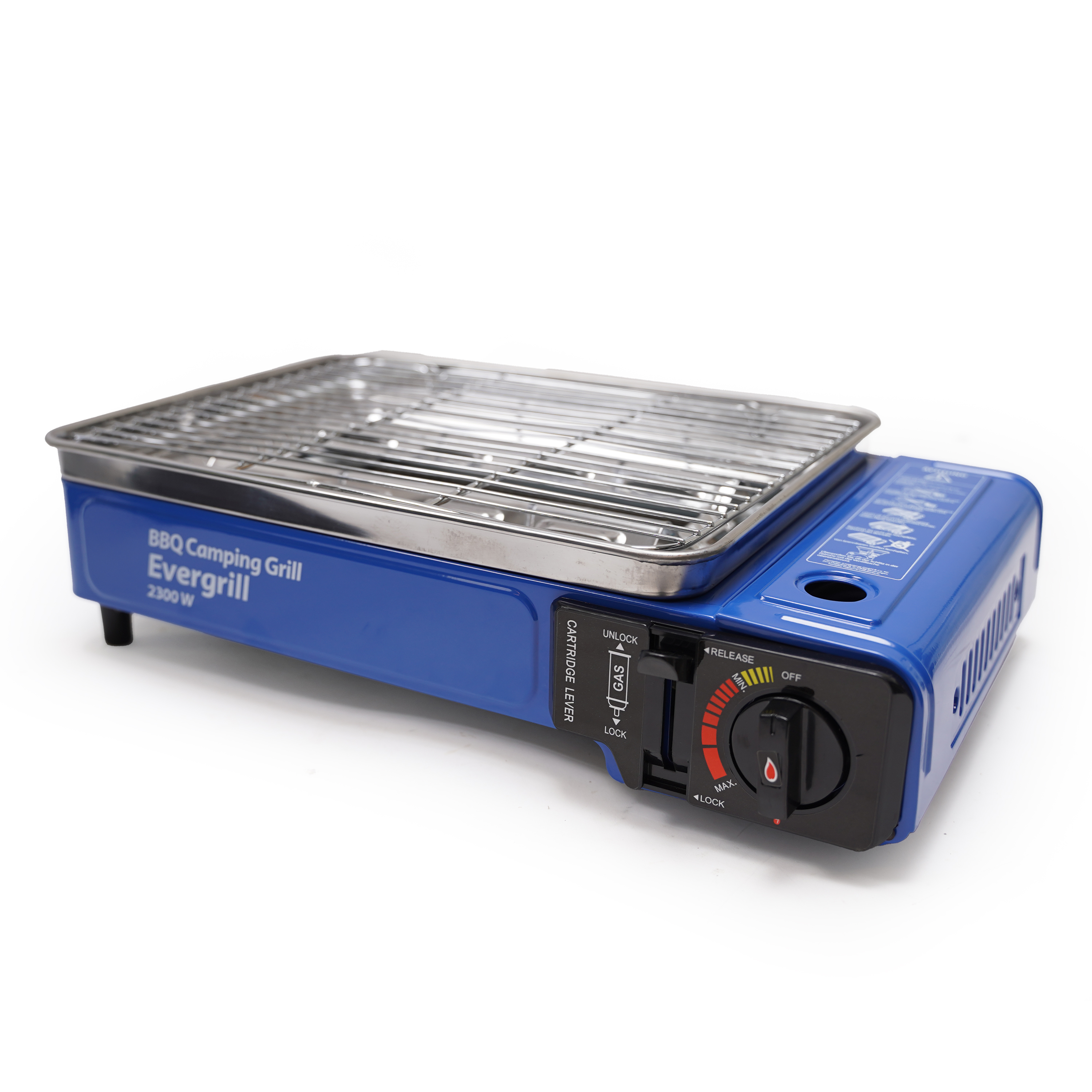 Eurocatch Butaangas Camping Grill Evergrill - Gas Barbecue - Camping Kooktoestel - Tafelgrill - Tafelbarbecue