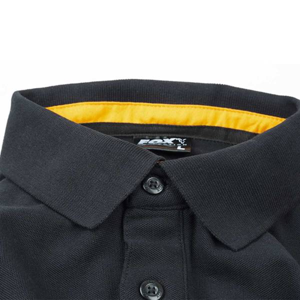 Fox Collection Black/Orange | Polo Shirt | Maat L