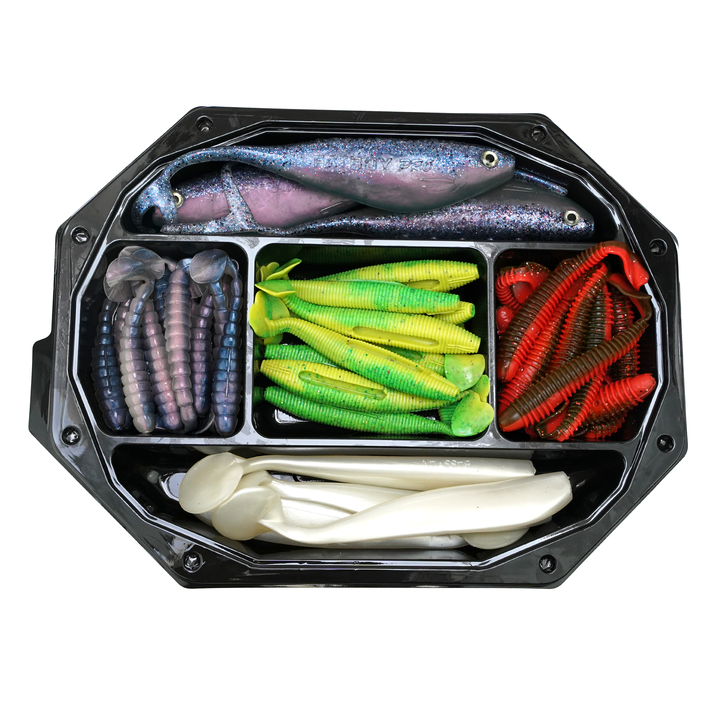 Fishxpro Softbait Set Scandic XXL - 700gr - 12-23cm +/- 35stuks