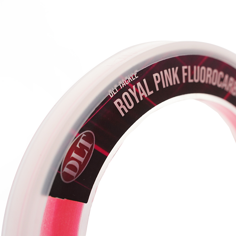 DLT Royal Pink | Fluor Carbon Lijn | 200m 0.28mm 6.65kg Trekkracht