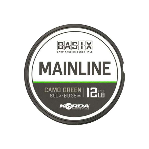 Korda Basix Mainline | Nylon Vislijn | 12lb | 0.35mm | 500m