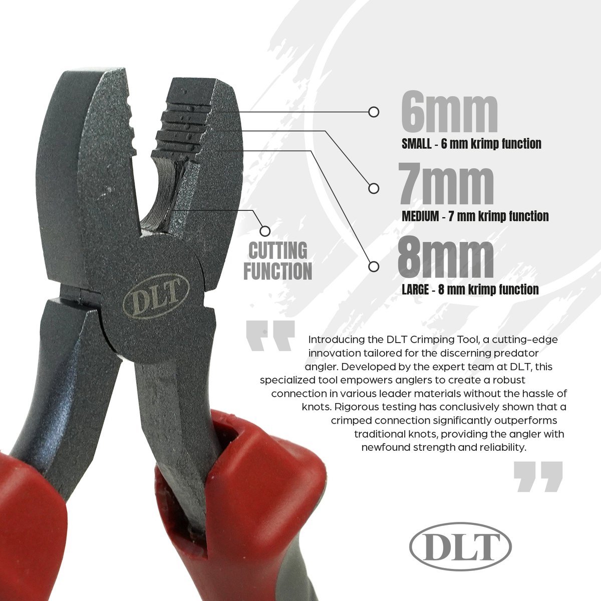 DLT Onthaaktangset 2-delig - High Carbon Hookout Tool - Crimping Plier Incl. Sleeves - Krimptang - Onthaaktang - Roofvistang - Carbon Staal