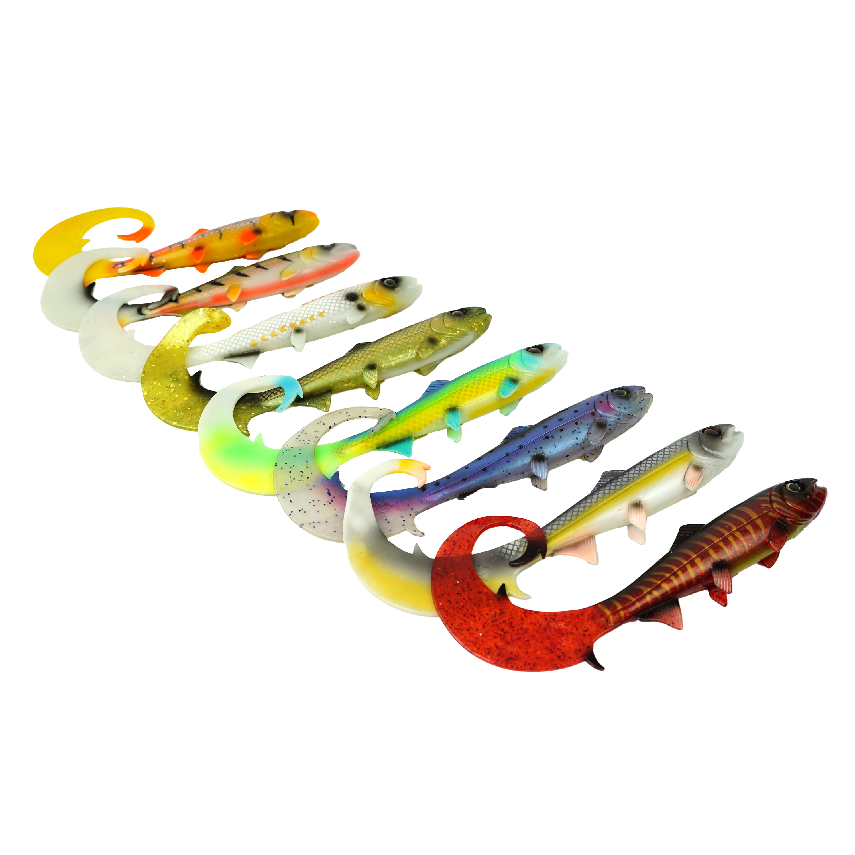 Hostagevalley Curlytail - Green Attack UV II - 18cm