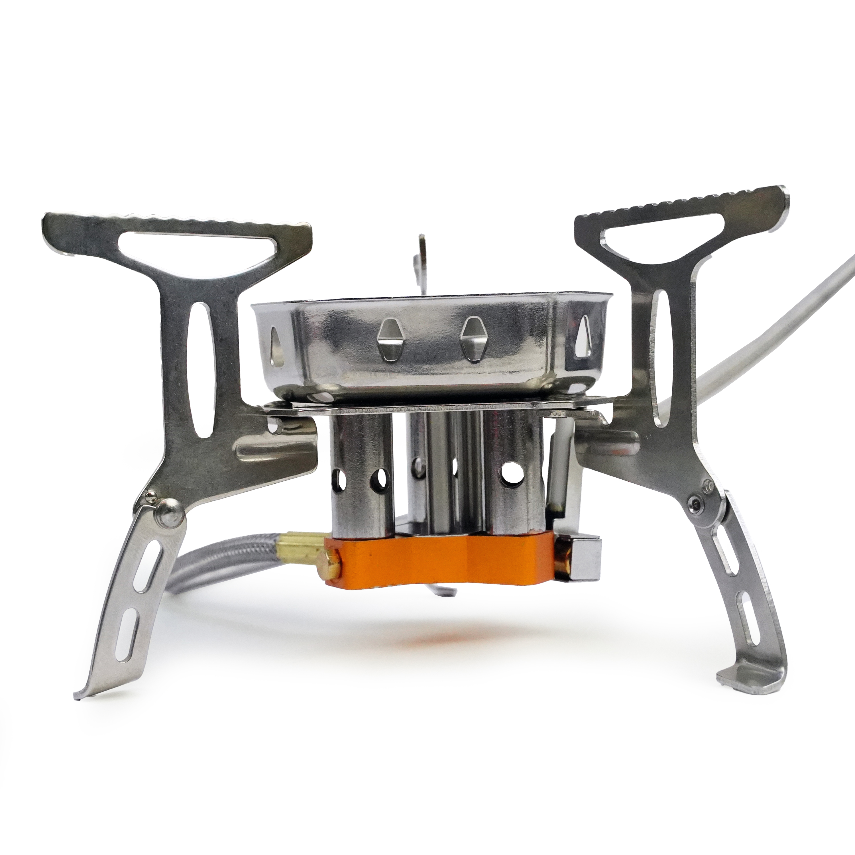 Eurocatch Opvouwbare Gasbrander Turbo 6800W - Met Connector - Incl. 4 gasflessen - Draagkoffer