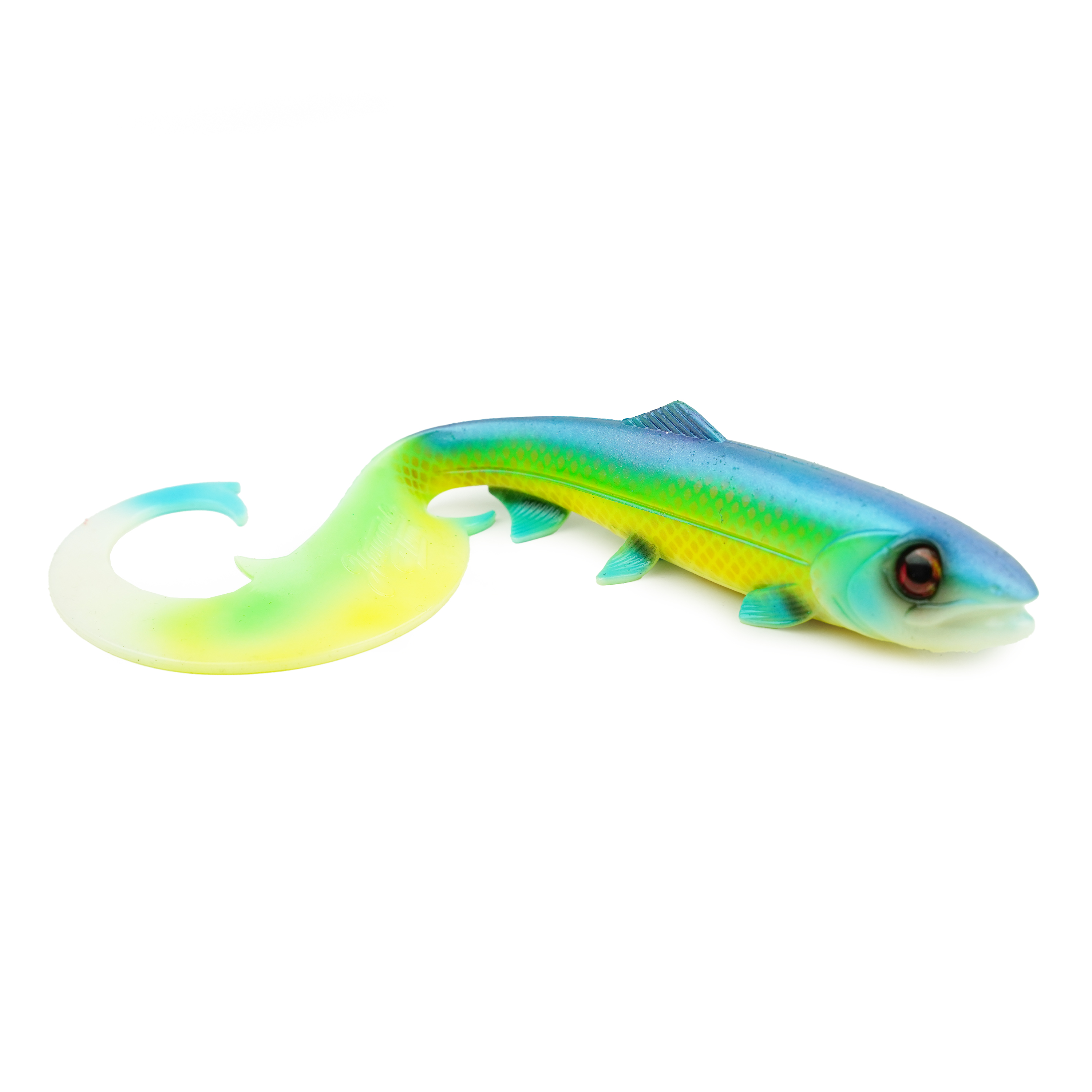 Hostagevalley Curlytail - Green Attack UV II - 18cm
