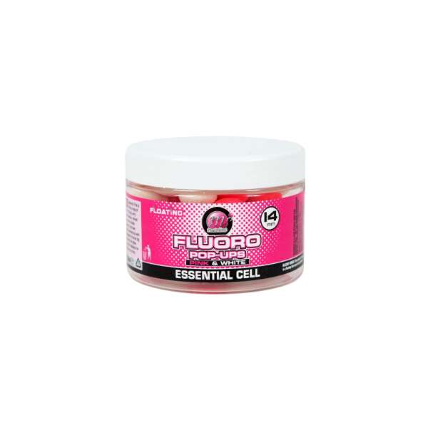 Mainline Fluoro Pop-ups | Essential Cell | Pink White | 14mm