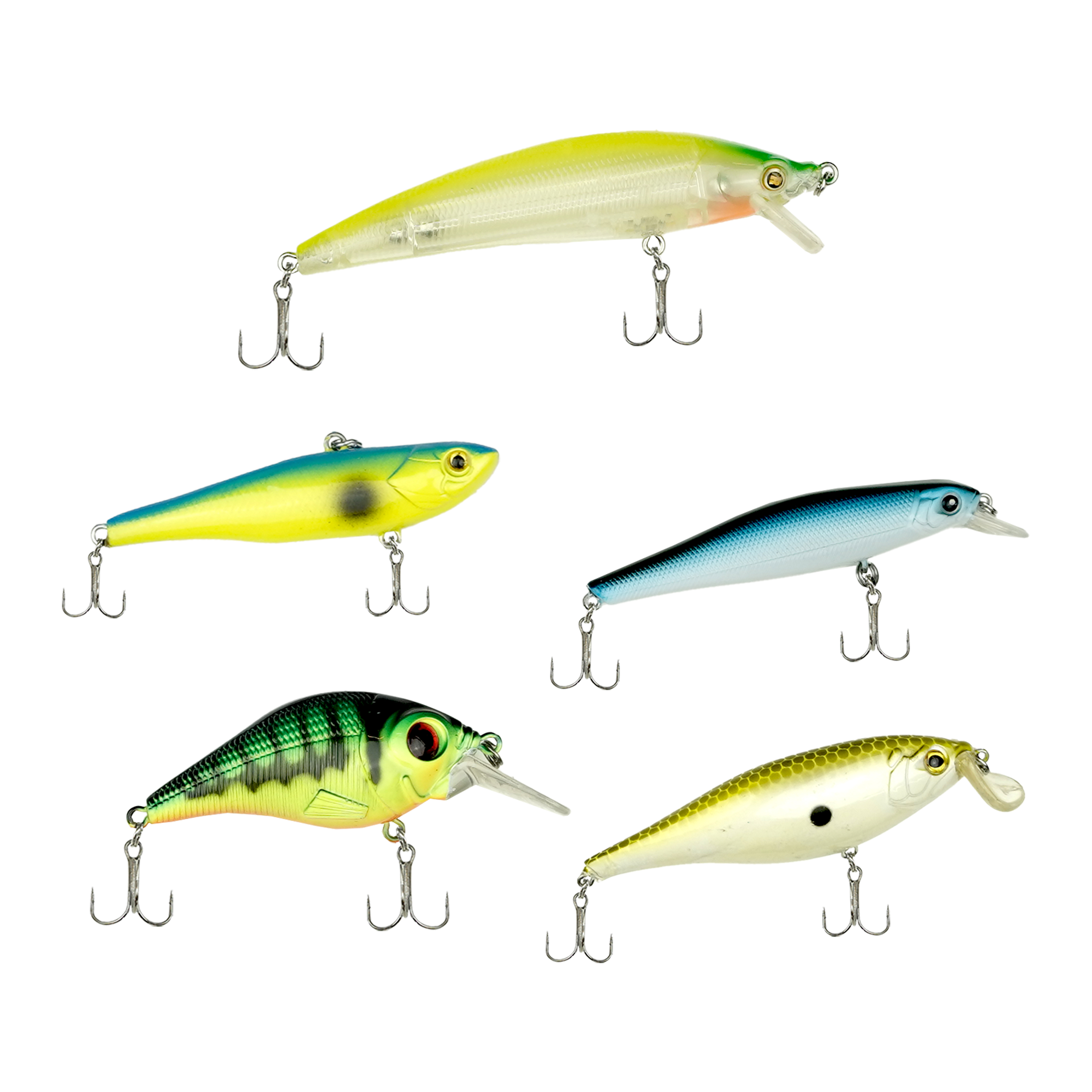 Fish-Xpro Kunstaasset Pluggenset 25 stuks