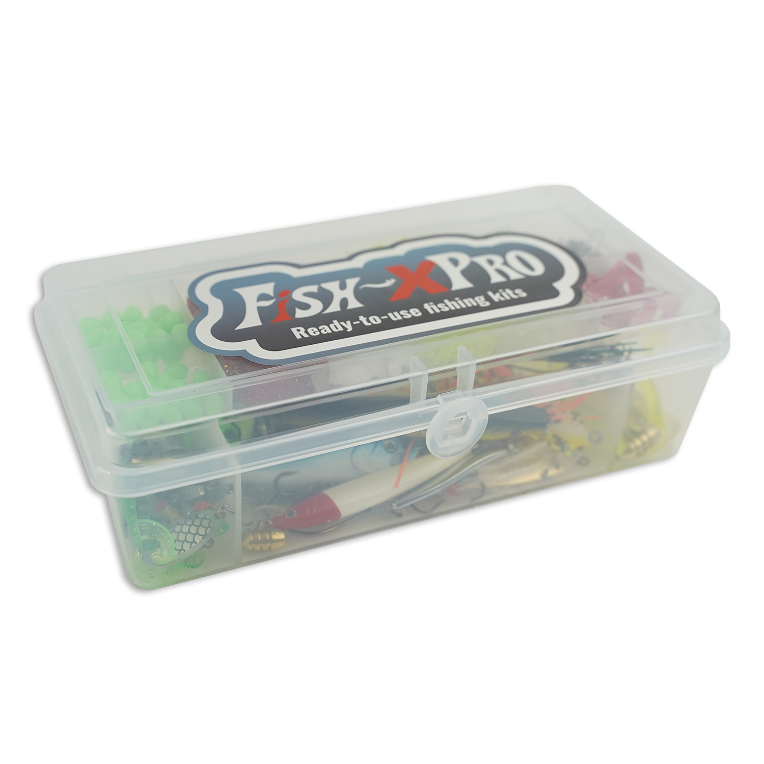 FishXpro Predator Fishingset 215 -parts ( incl. Tacklebox ) - Roofvis Set 