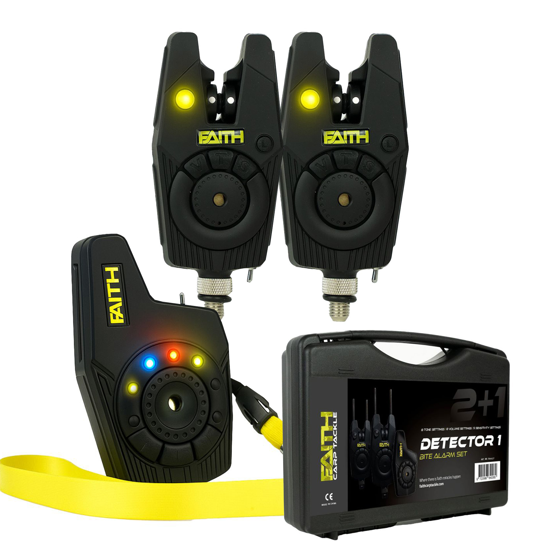 Faith Detector Beetmelder Set 2+1 | in Robuuste Koffer