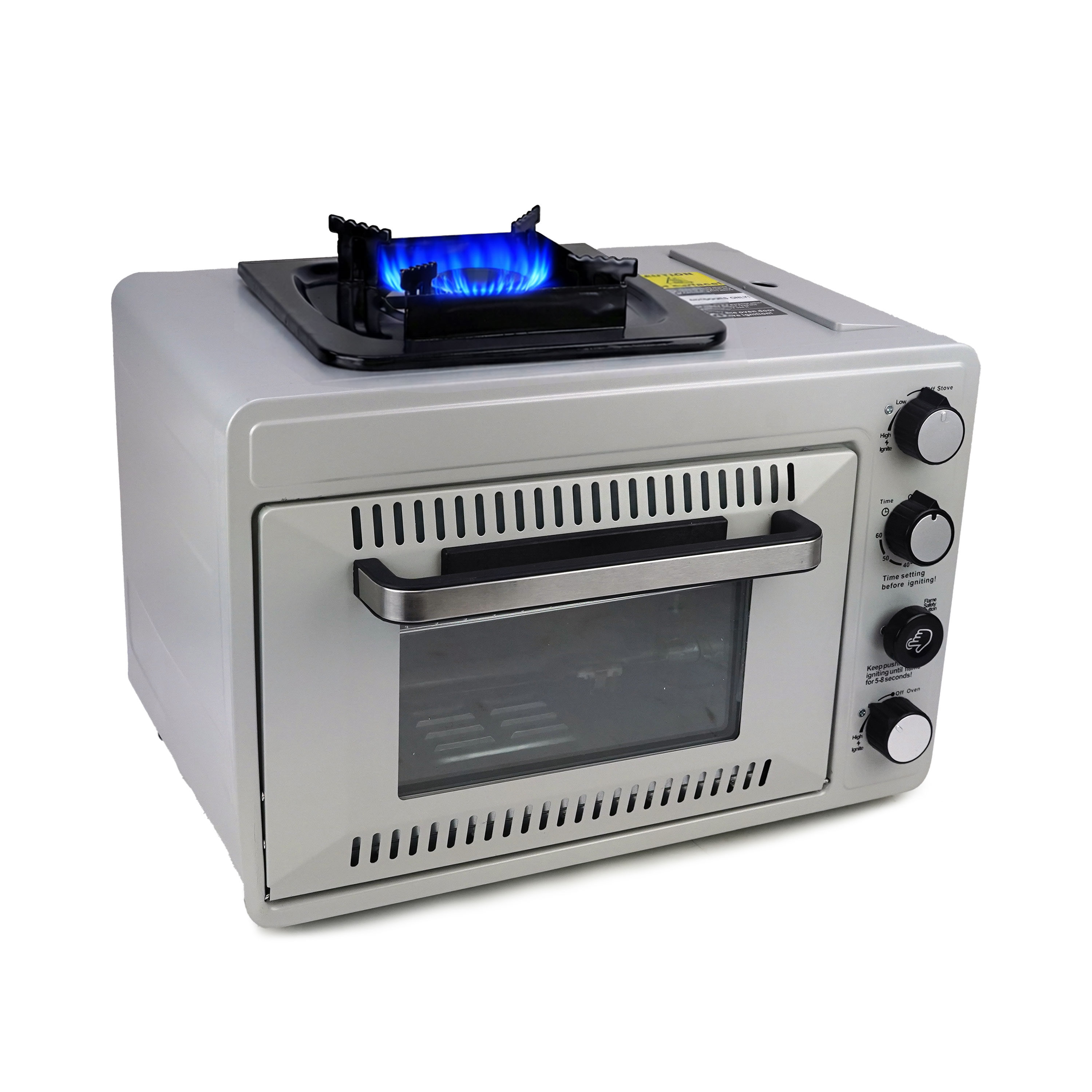 Eurocatch Gas Oven - Portable Camping Oven - 8 Gasbussen
