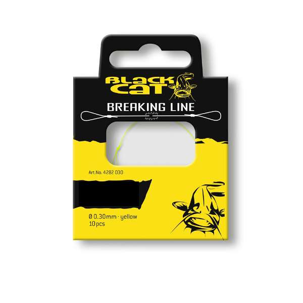 Black Cat Breaking Line | Breeklijn | Geel |  9.60kg | 0.40mm