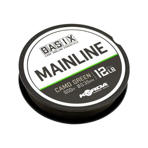 Korda Basix Mainline | Nylon Vislijn | 12lb | 0.35mm | 500m
