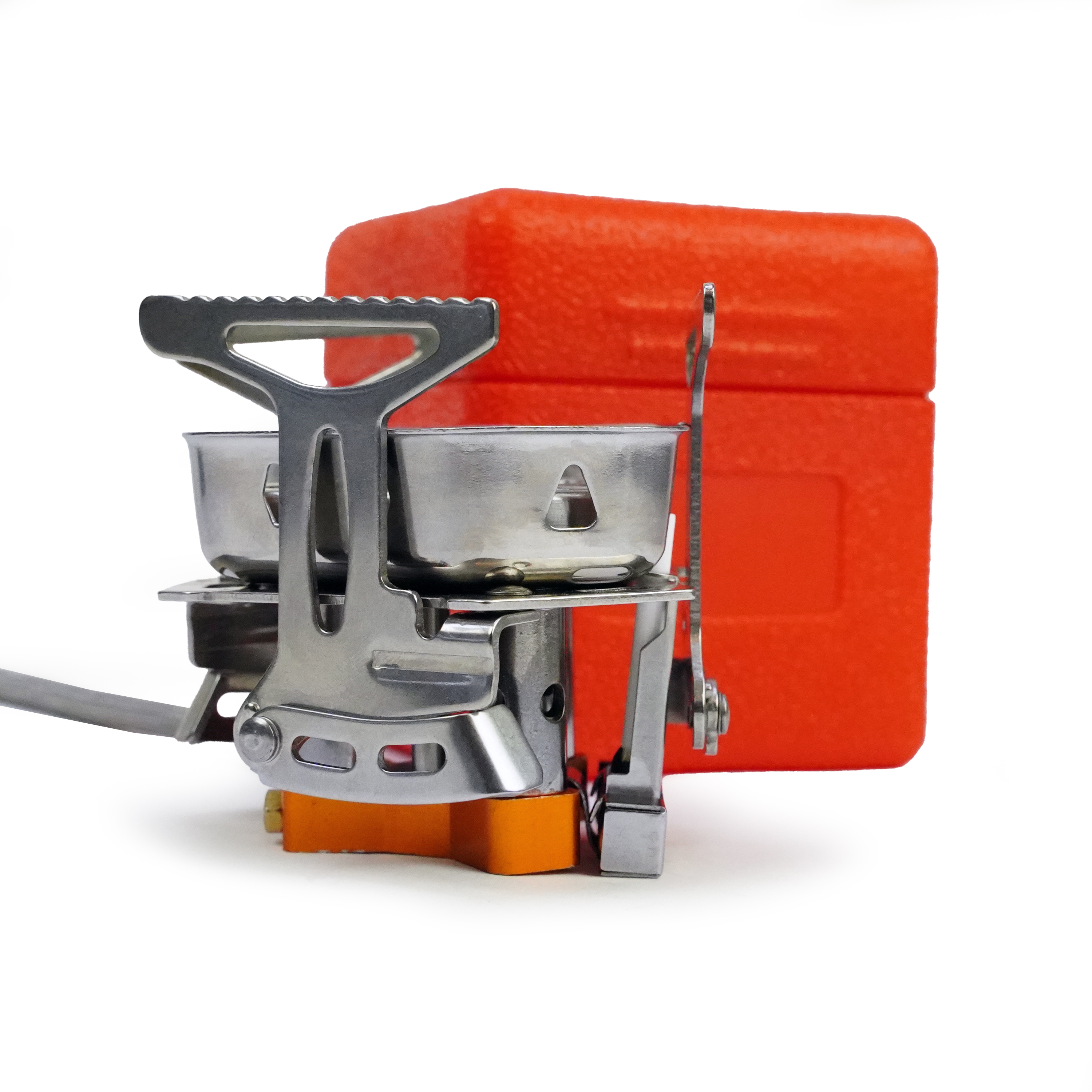 Eurocatch Opvouwbare Gasbrander Turbo 6800W - Met Connector - Incl. 4 gasflessen - Draagkoffer