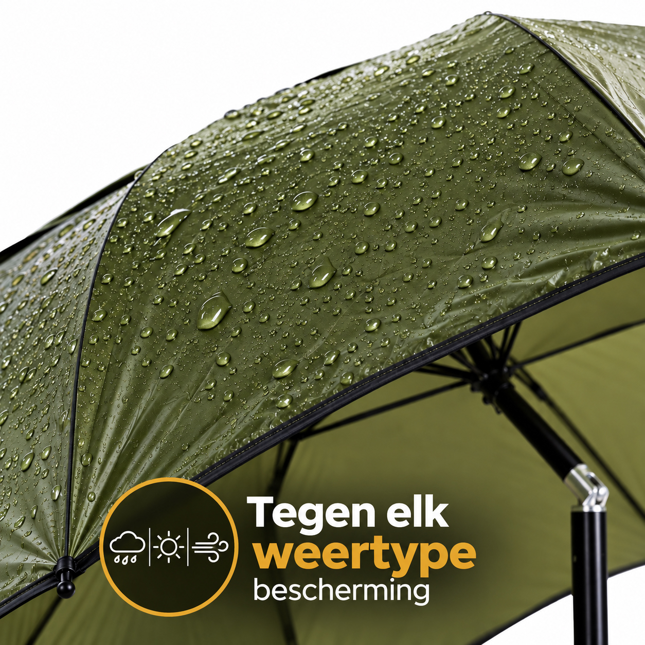 Traxis  Vis Paraplu met Aanritstent - diameter 2.20m - Paraplu - Windscherm