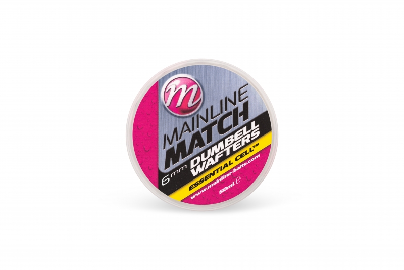 Mainline Match Dumbell Wafters 6 mm - Yellow Essential Cell