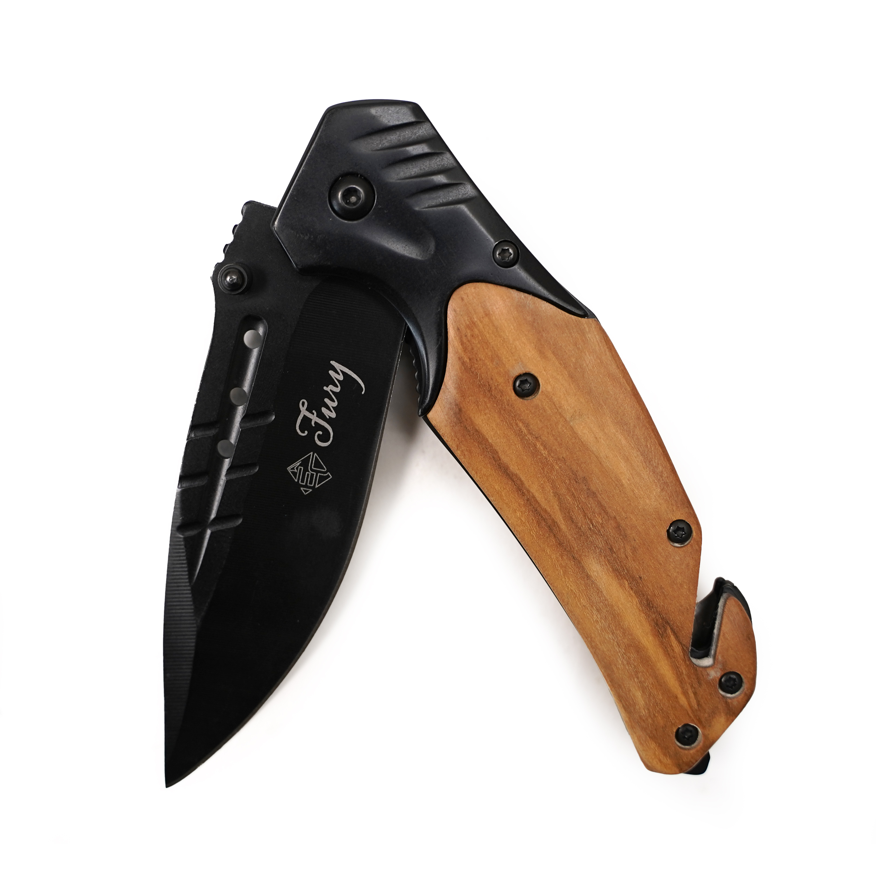 Eurocatch Fury Zakmes 420RVS 4,75" Wood