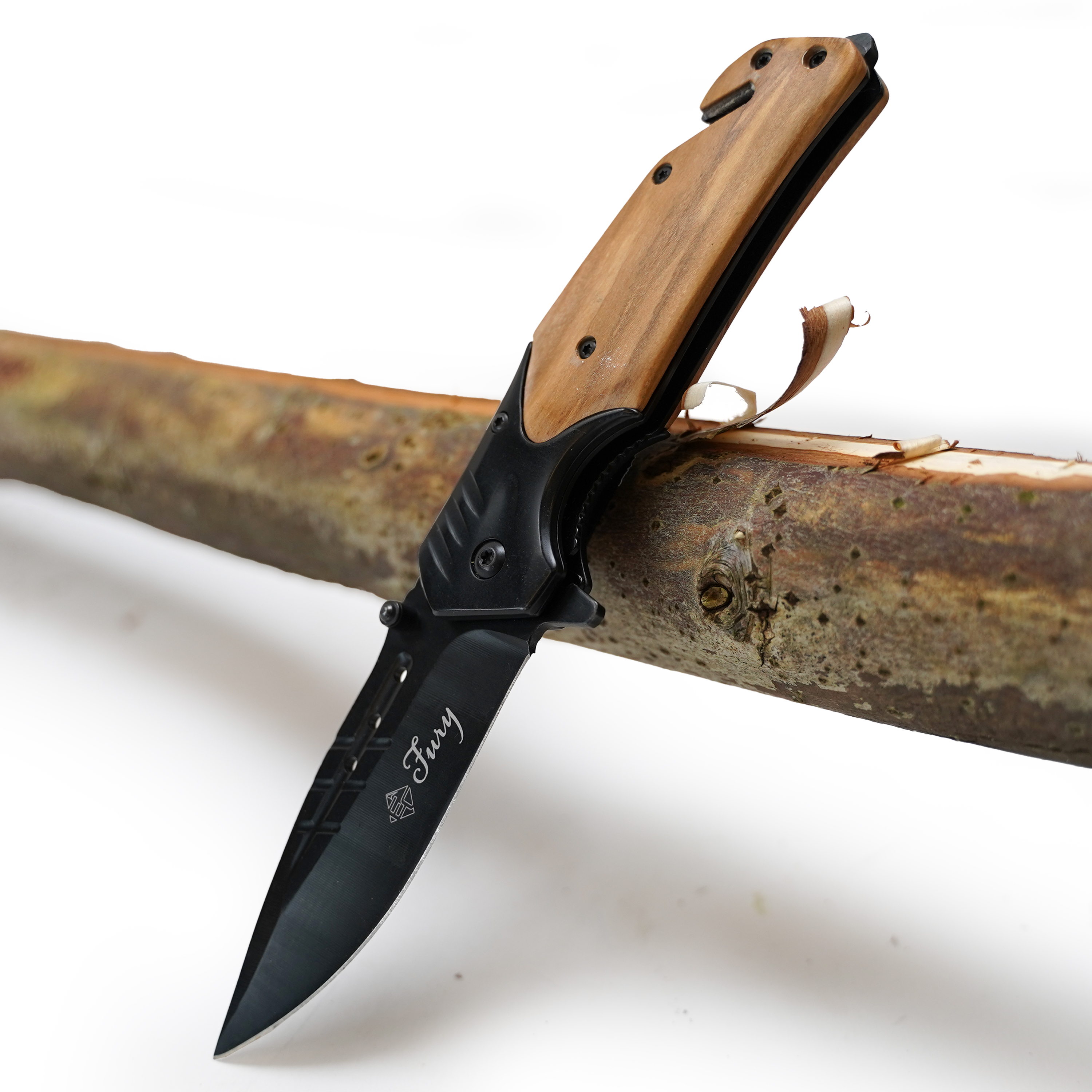 Eurocatch Fury Zakmes 420RVS 4,75" Wood