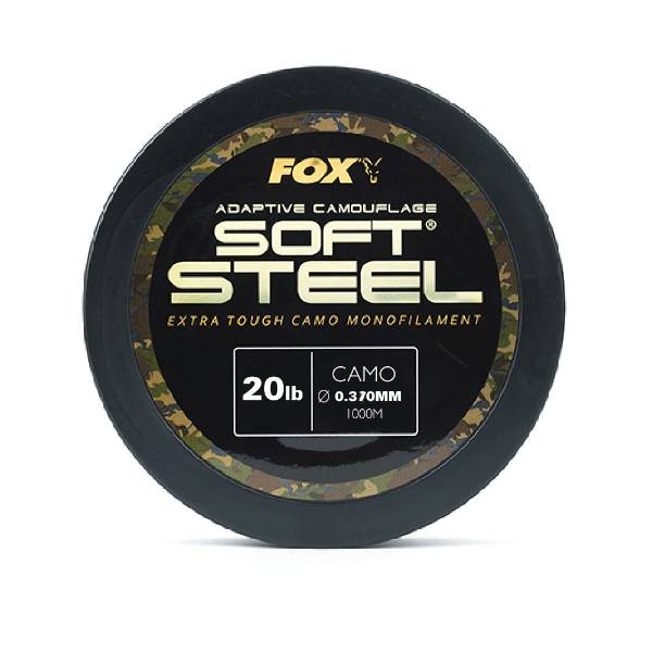 Fox Adaptive Camouflage Soft Steel | Nylon lijn | 20lb | 0.37mm