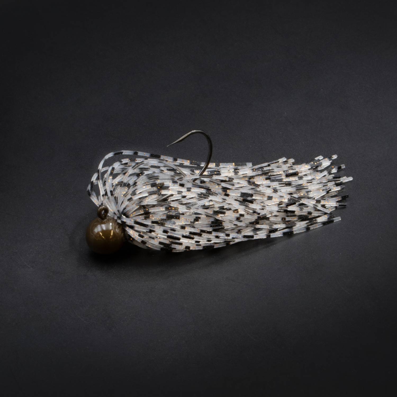 Tackle Porn Skirted Jig | Jigkop | Creme Glitter | 12g