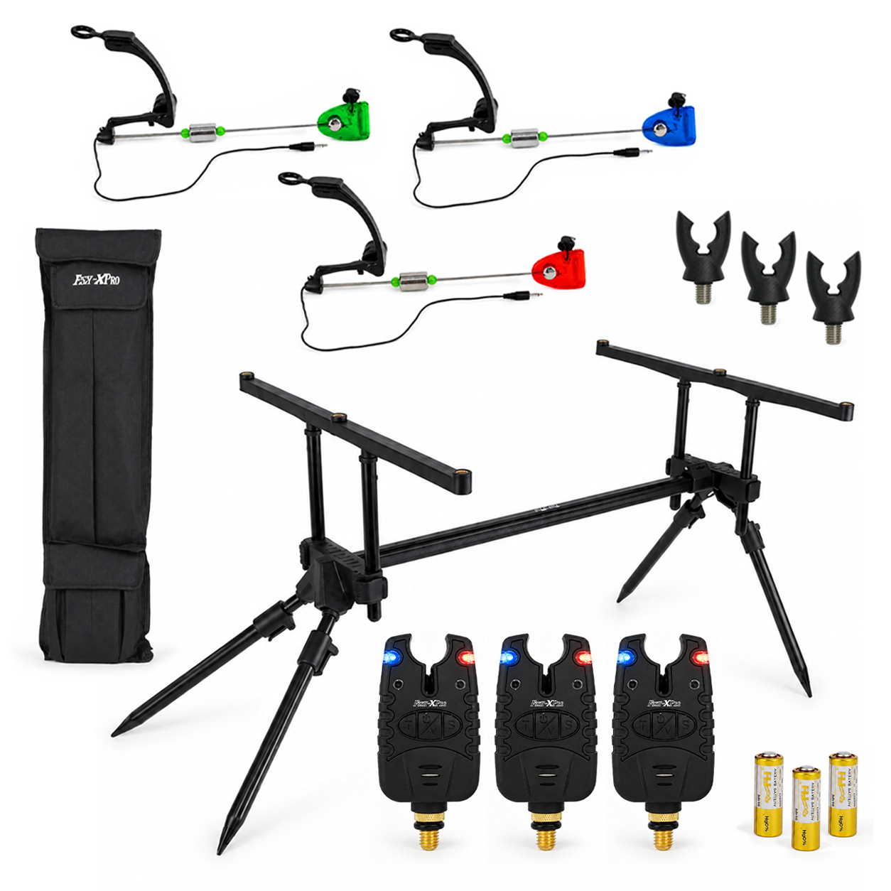 Fish-Xpro Luxe Rodpod-Set Complete - 3-Rod
