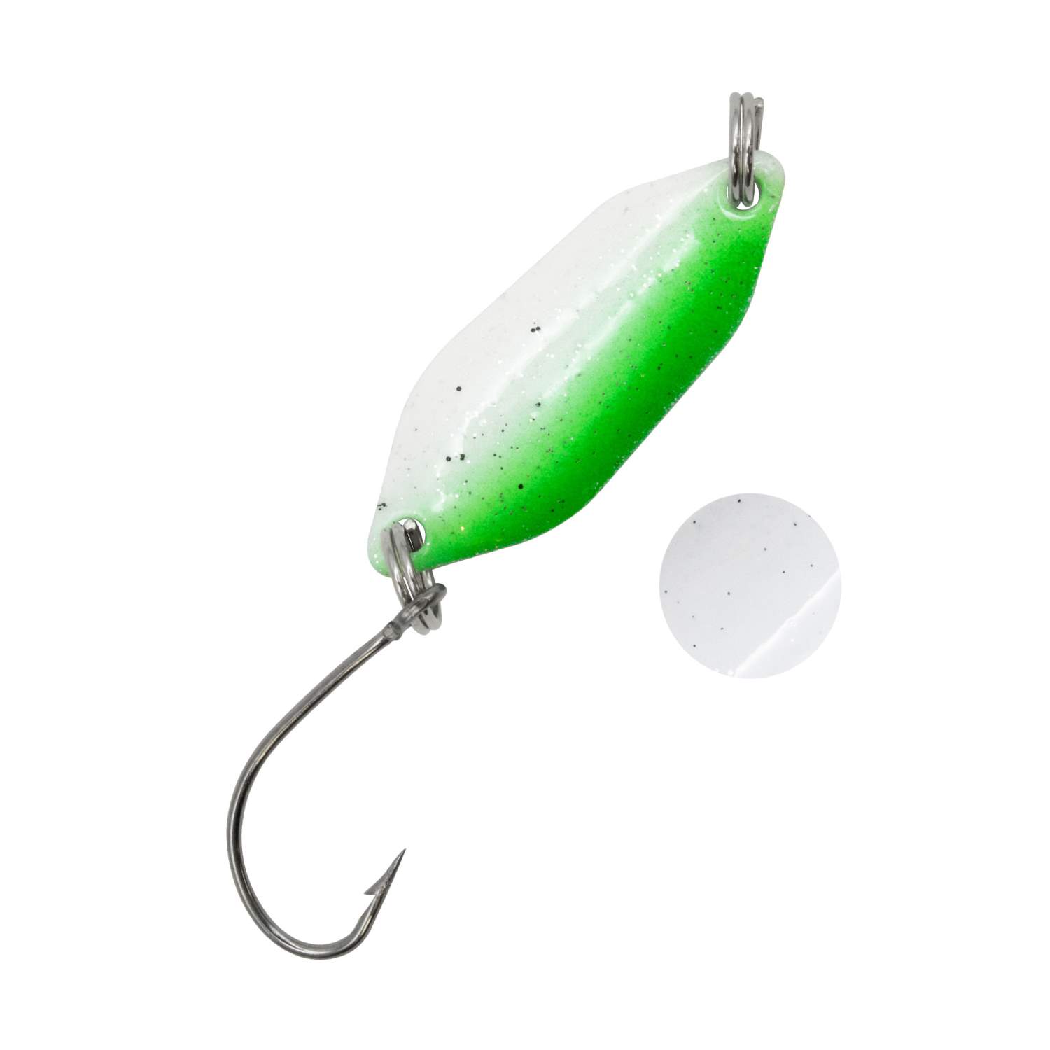 Troutlook - Forellen Spoon - Clash - 2,6cm - 2,1gr - Green & White