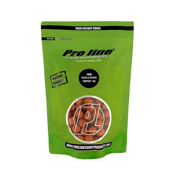 Pro Line Peach & Pepper | Boilie | 15mm | 1kg