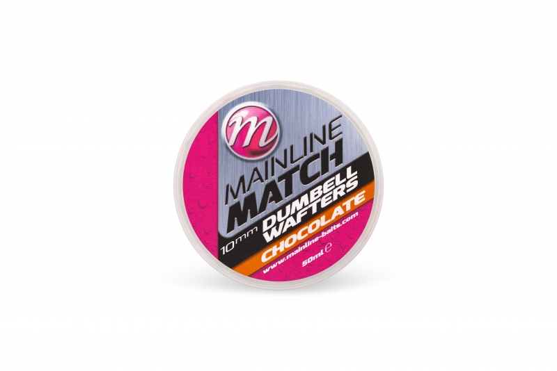 Mainline Match Dumbell Wafters 10 mm - Orange Chocolate
