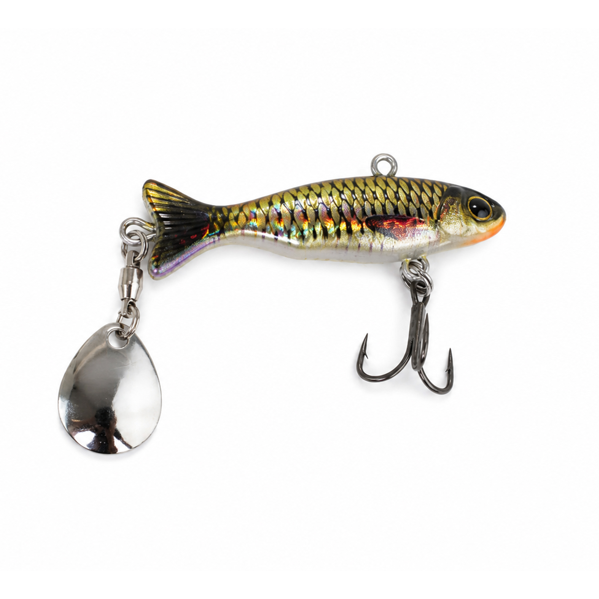 Fish-Xpro LifeMetal Tail Spinner set - 4,5cm - 23g - Set 5pcs - incl Tackle Box