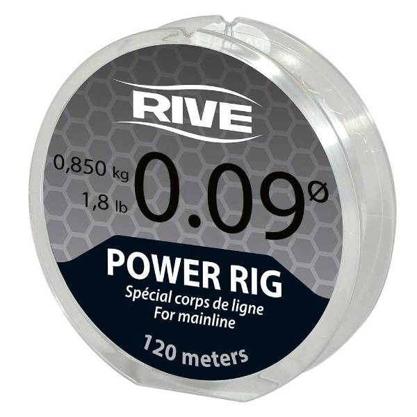 Power Rig Line 0.09 120m Transparent