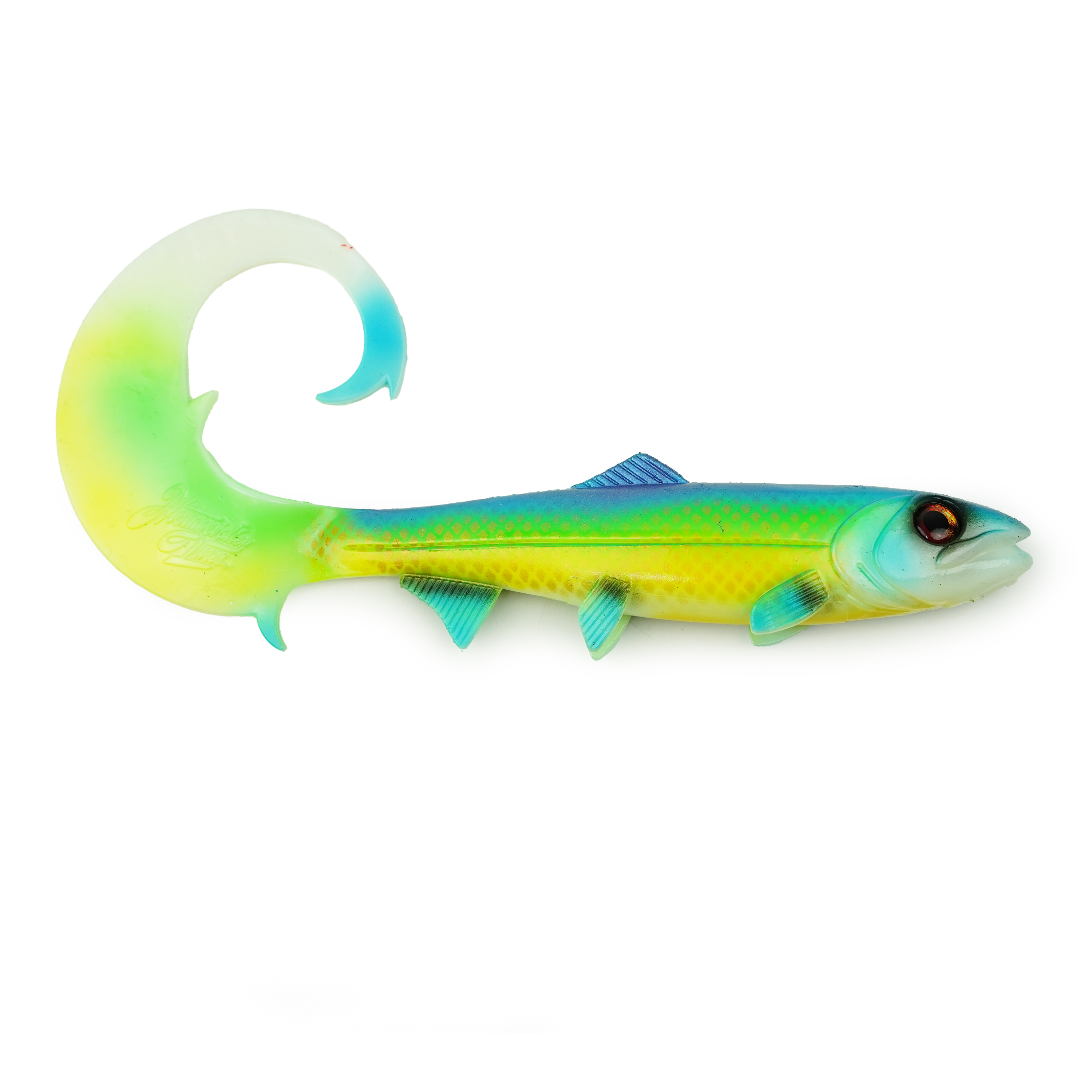 Hostagevalley Curlytail - Green Attack UV II - 18cm