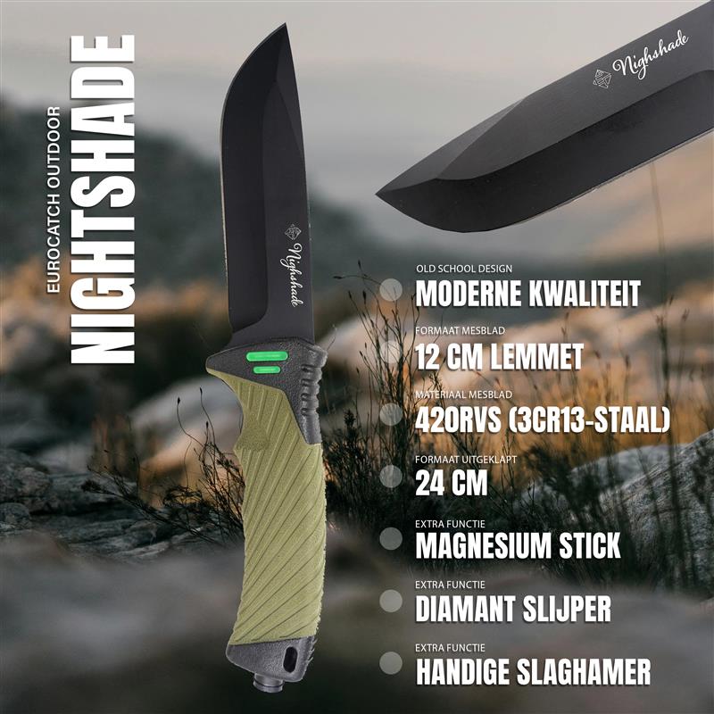 Eurocatch Nightshade Survival Mes - 24cm 