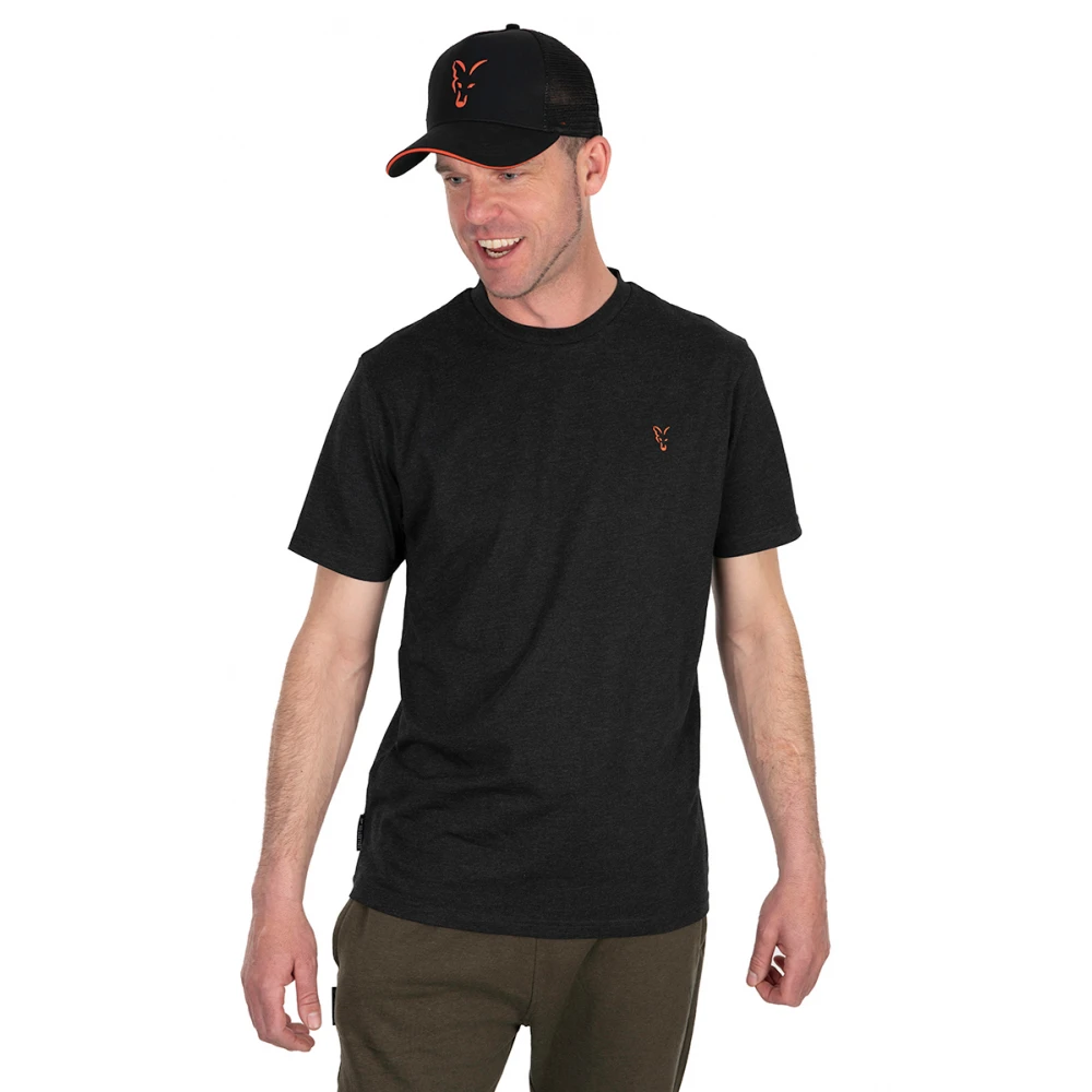 Fox Collection T-Shirt - Black/Orange - 2XL