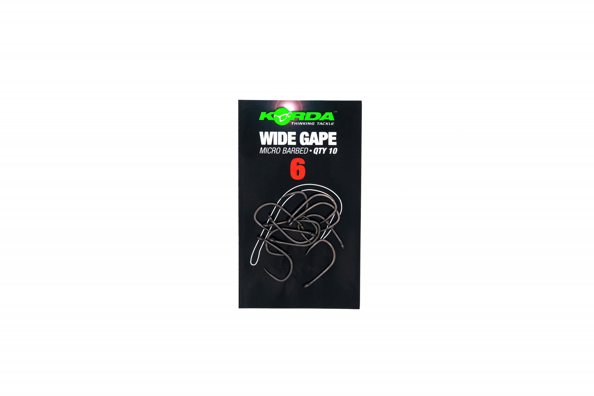 Korda Wide Gape Haak | Maat 4 | 10 stuks