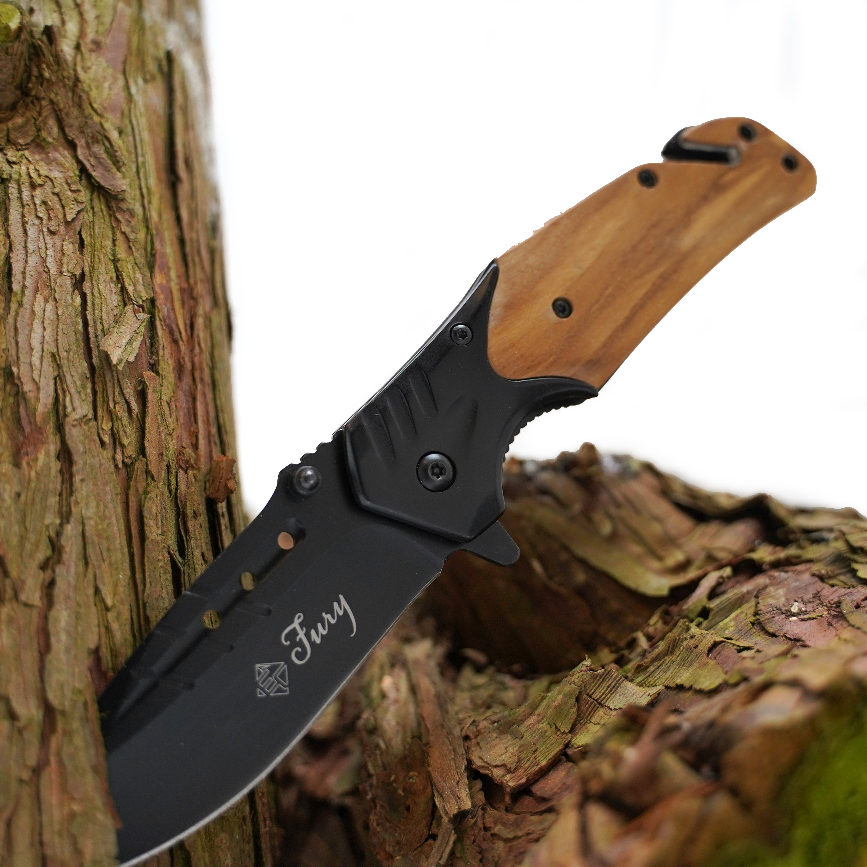 Eurocatch Fury Zakmes 420RVS 4,75" Wood