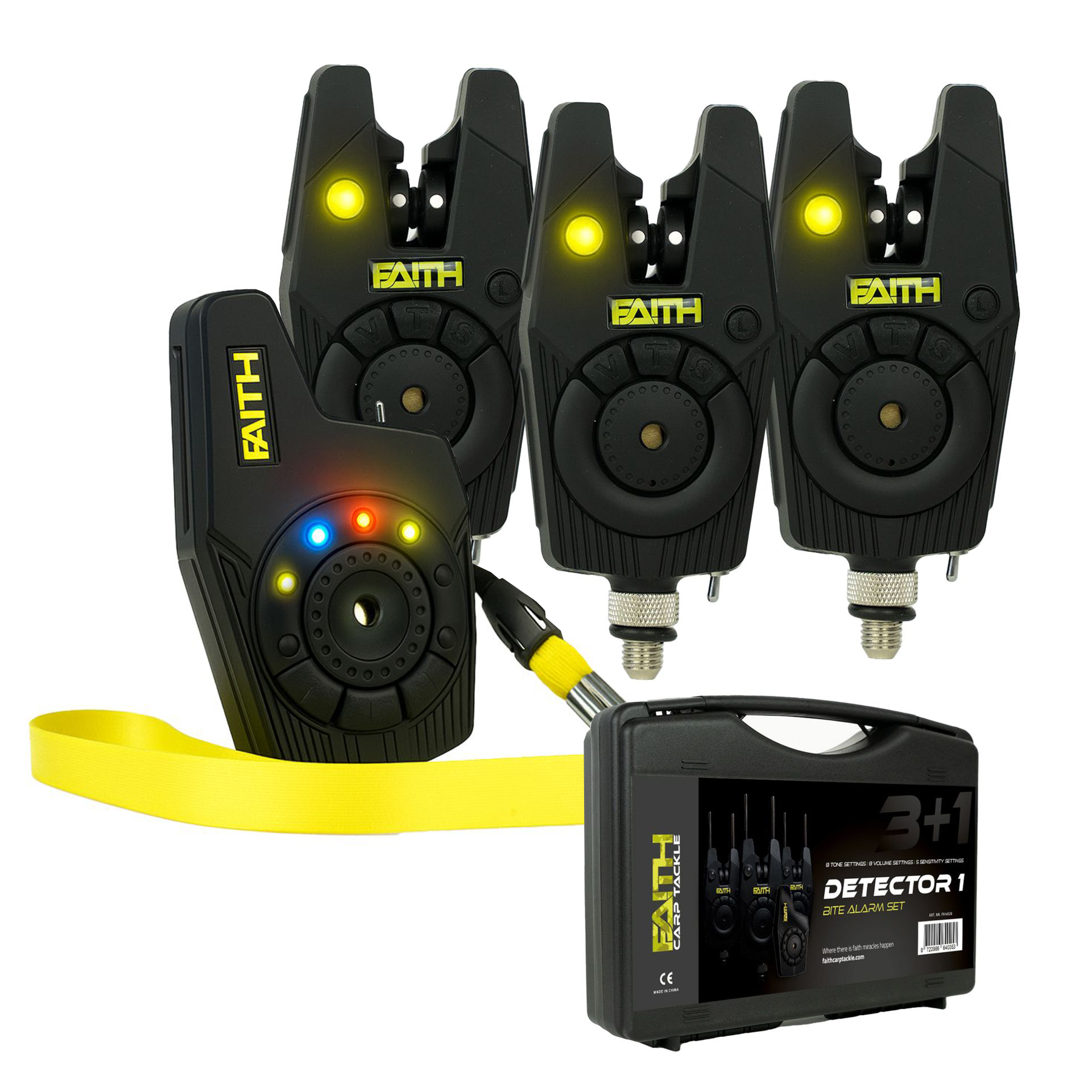 Faith Detector Beetmelder Set 3+1 | in Robuuste Koffer